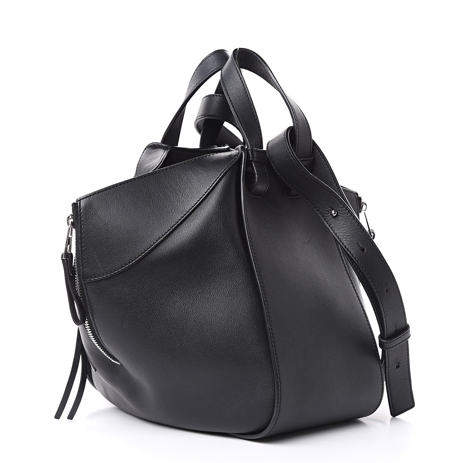 Loewe Calfskin Small Hammock Shoulder Bag Black 3 of 14