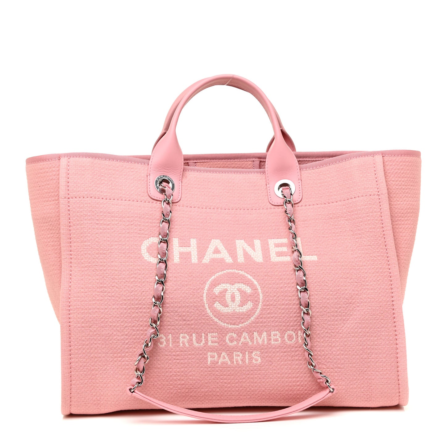 Mixed Fibers Medium Deauville Tote Pink