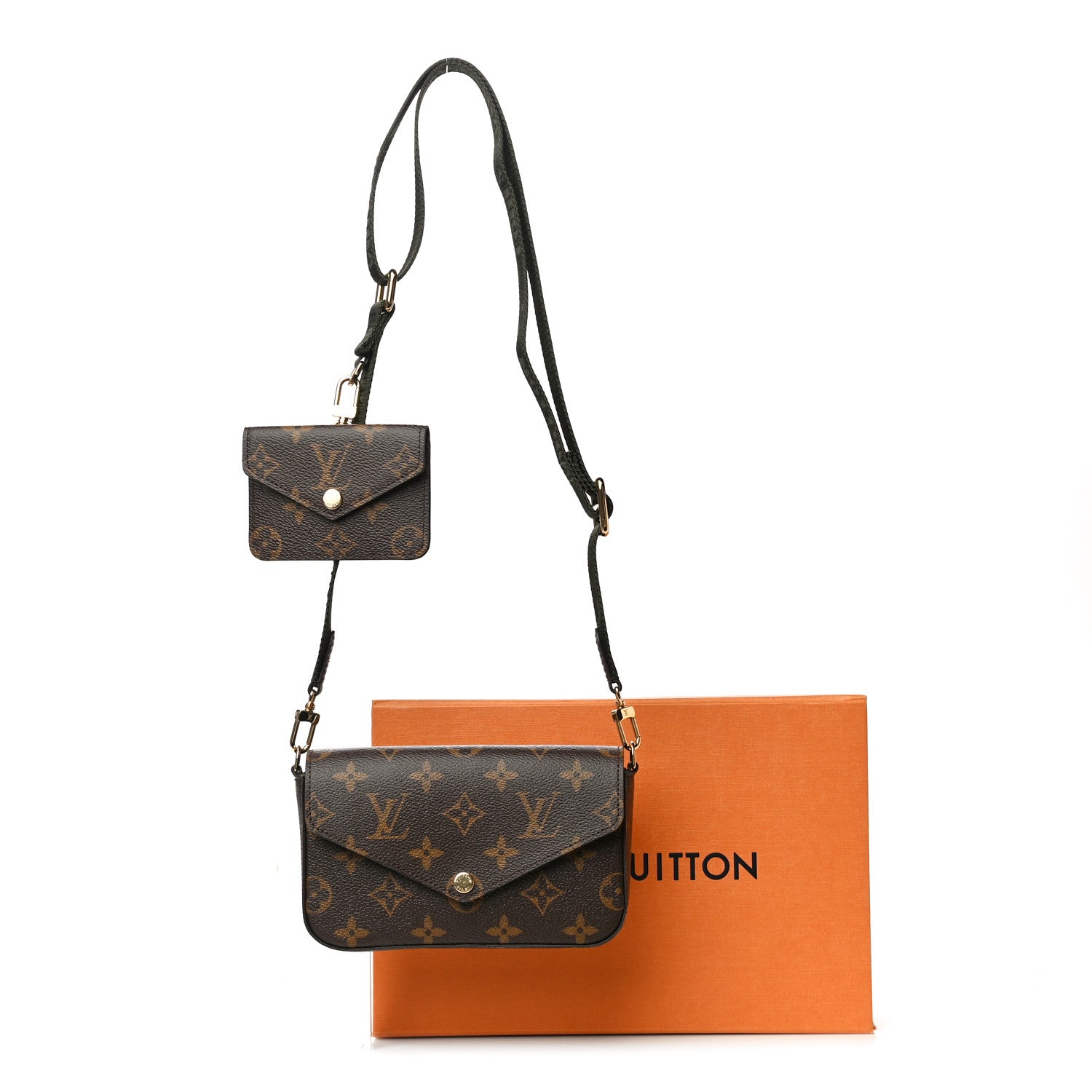 Louis Vuitton Monogram Felicie Strap & Go Kaki 14 of 14