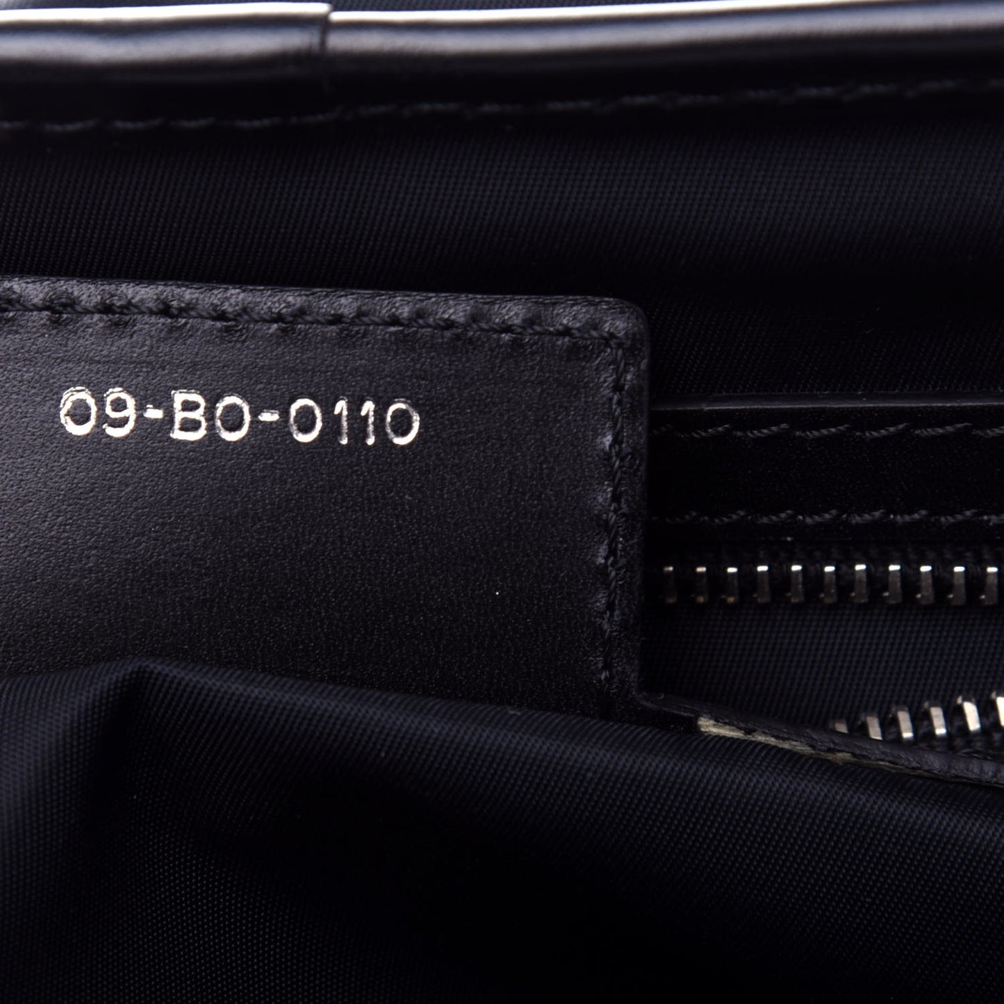Nylon Cannage Charming Lock Messenger Bag Black