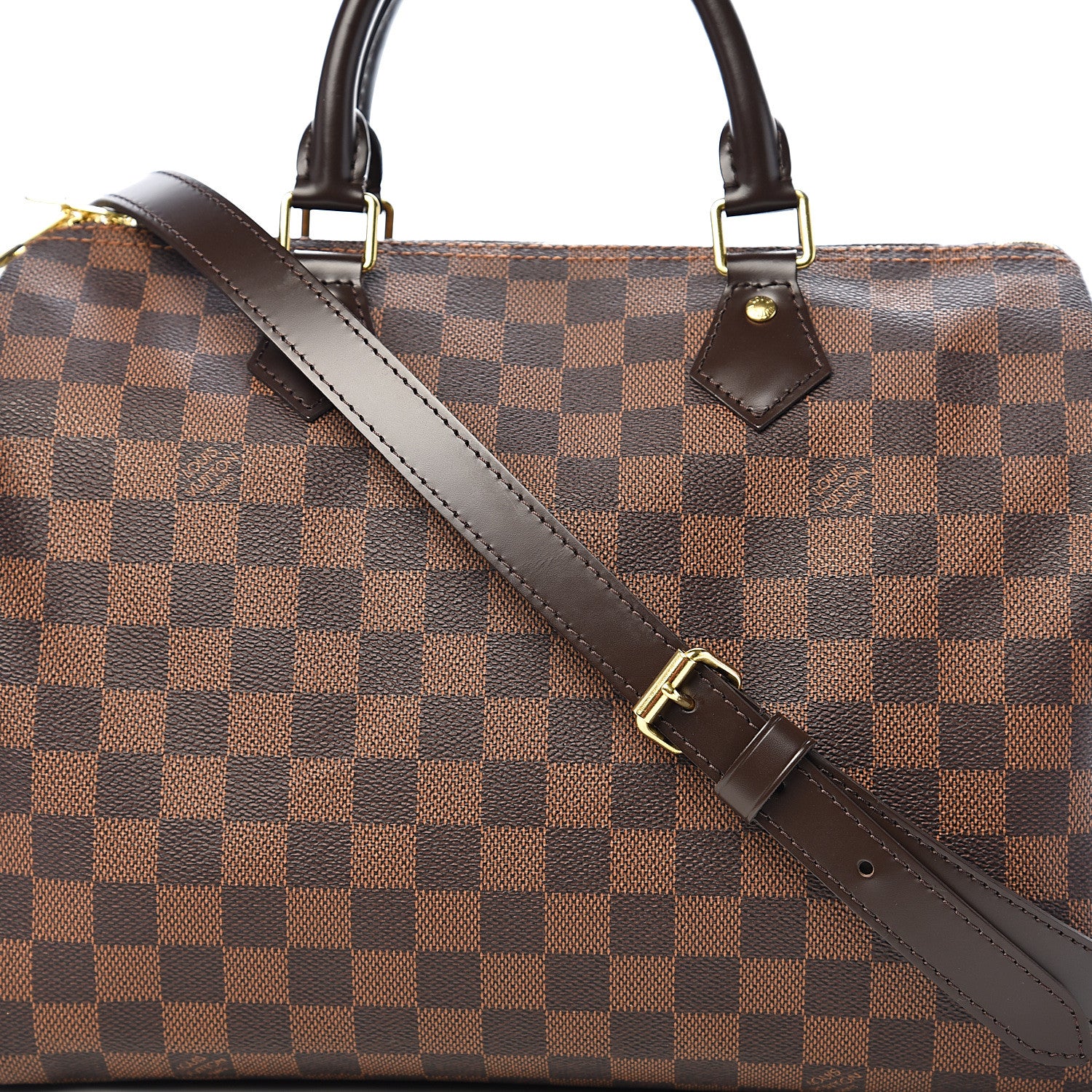 Louis Vuitton Damier Ebene Speedy Bandouliere 30 9 of 9