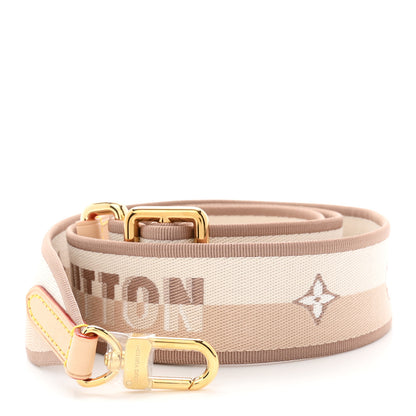 Louis Vuitton Jacquard Speedy Bandouliere 20 Shoulder Strap Beige 1 of 3