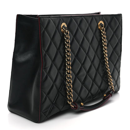 Chanel Calfskin Quilted Perfect Edge Tote Black 3 of 9