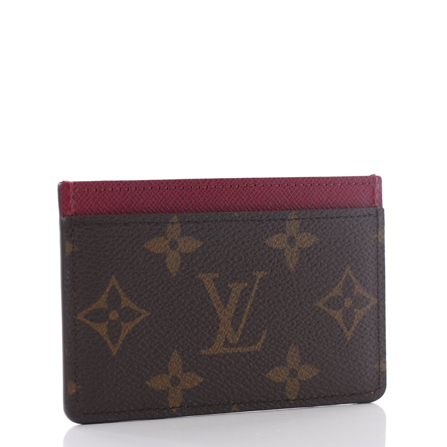 Monogram Card Holder Fuchsia