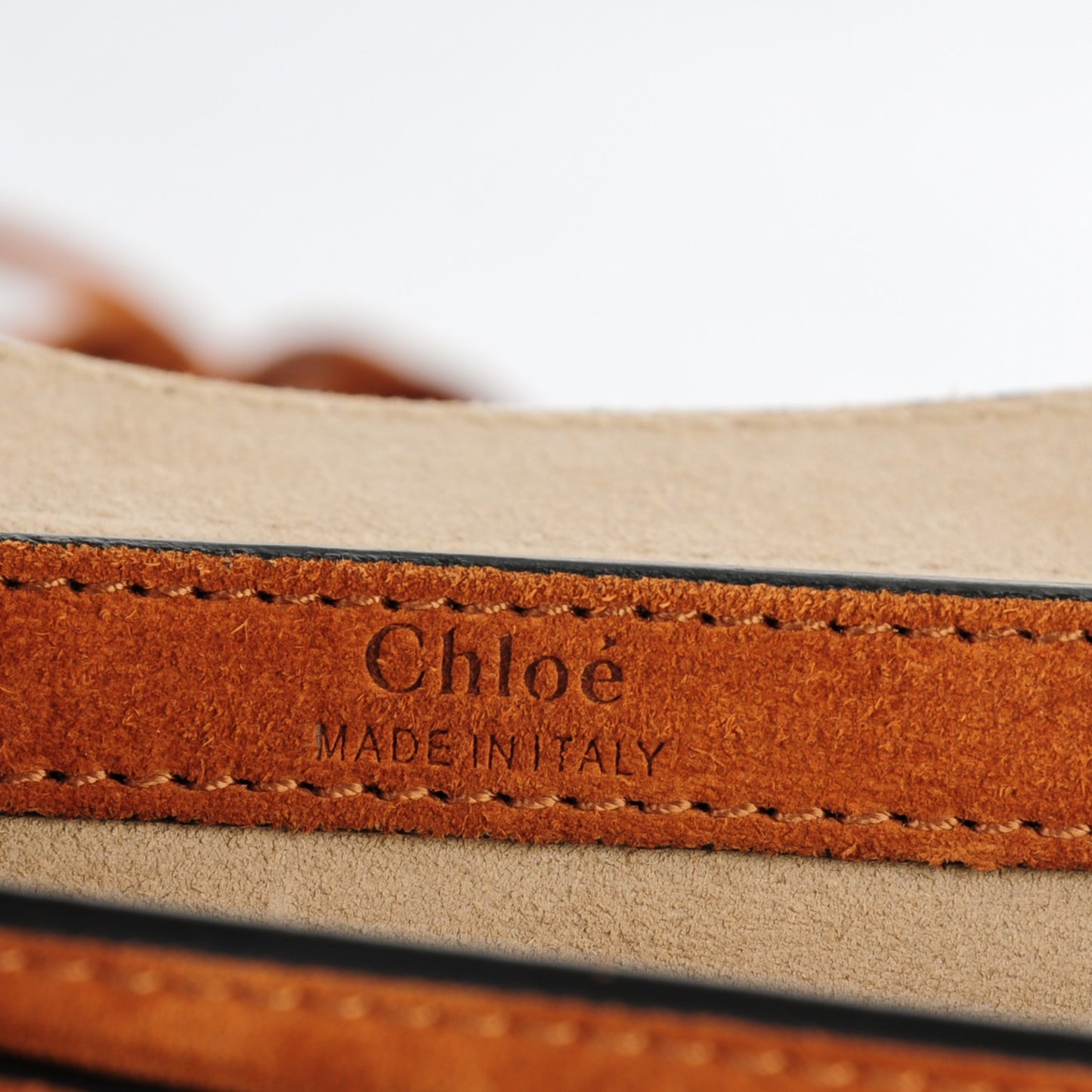 Suede Braided Medium Hudson Double Carry Shoulder Bag Caramel