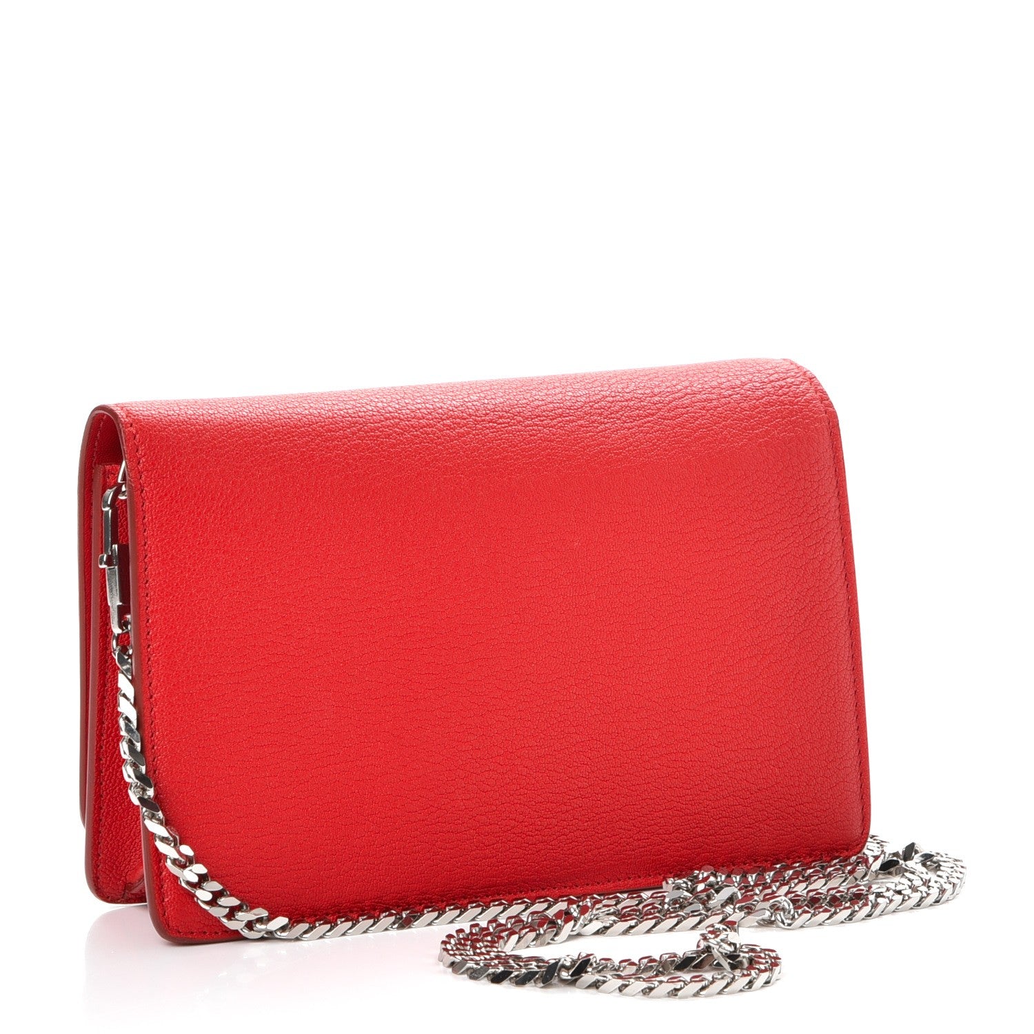 Givenchy Sugar Goatskin Pandora Chain Wallet Red 3 of 10