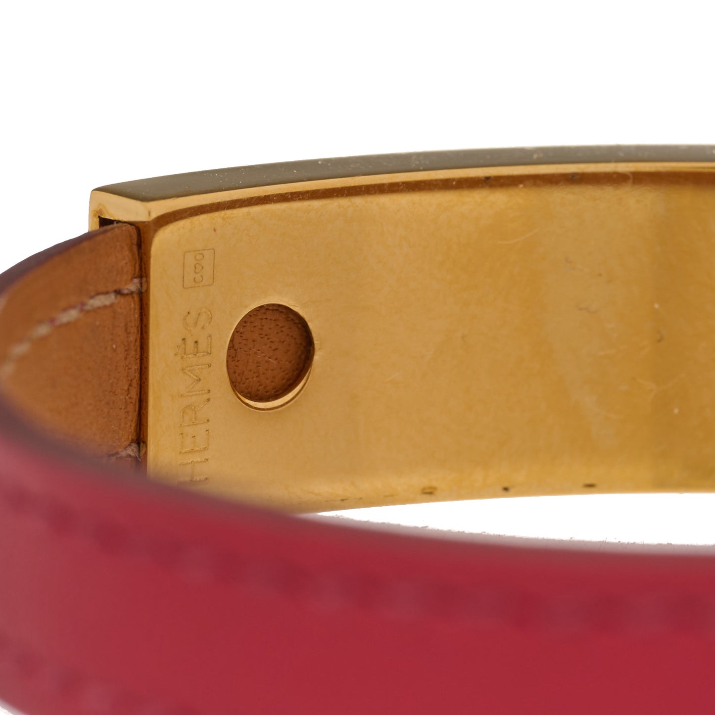 Chevre Mysore Pousse Pousse Bracelet Rouge Vif