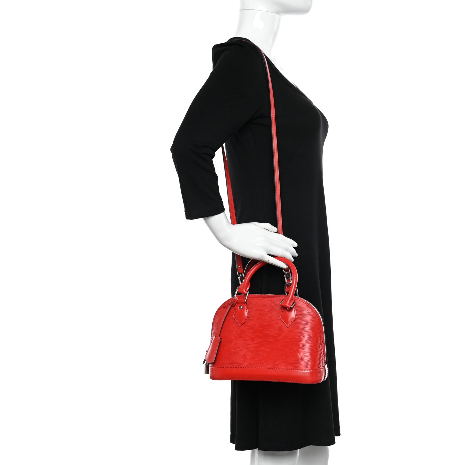 Louis Vuitton Epi Alma BB Coquelicot 2 of 10