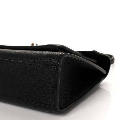 Louis Vuitton Soft Calfskin Mylockme Chain Bag BB Black 8 of 9