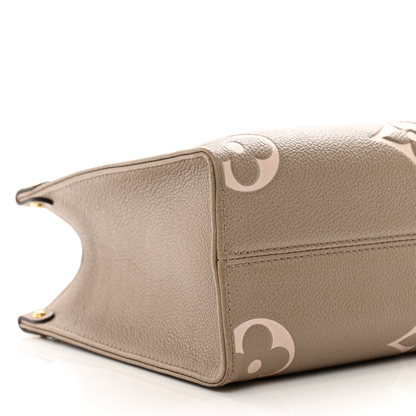 LOUIS VUITTON Empreinte Monogram Giant Onthego PM Tourterelle Creme