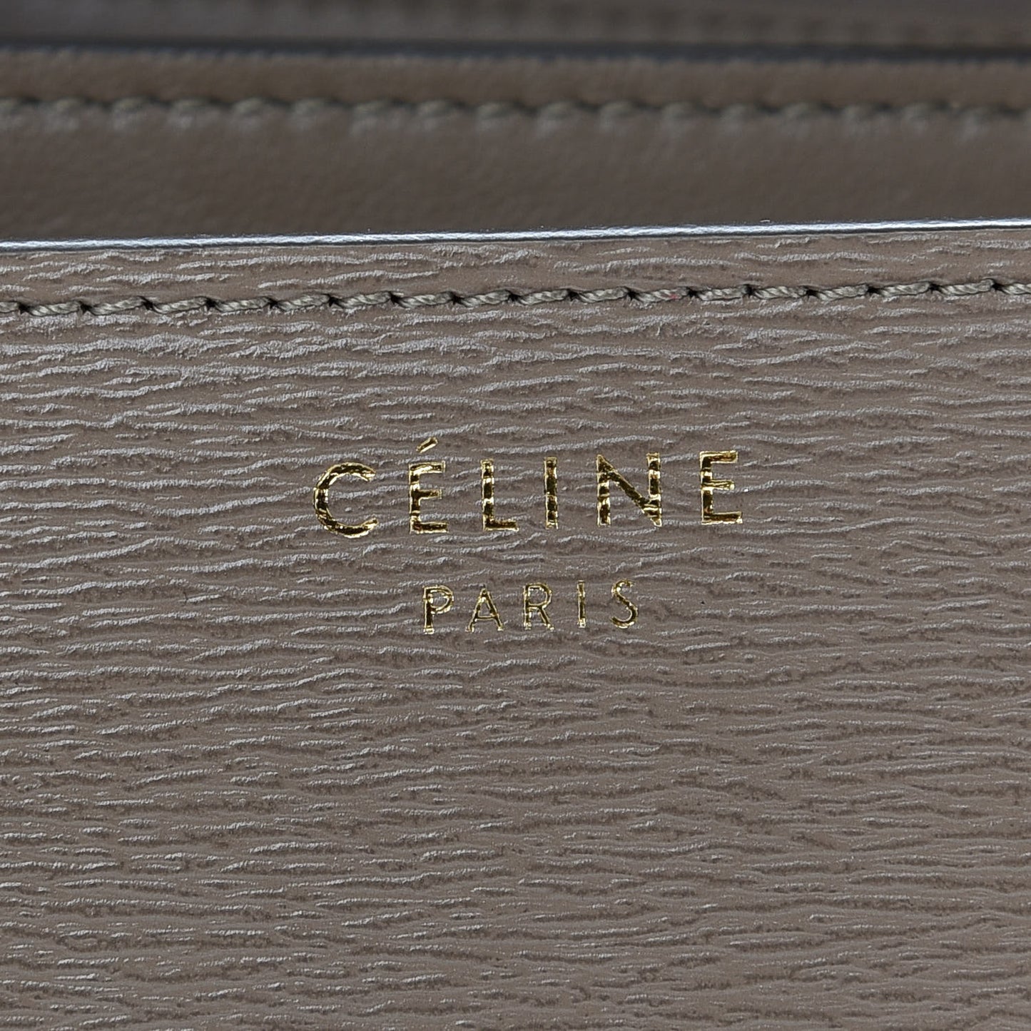 Liege Calfskin Medium Classic Box Flap Bag Taupe
