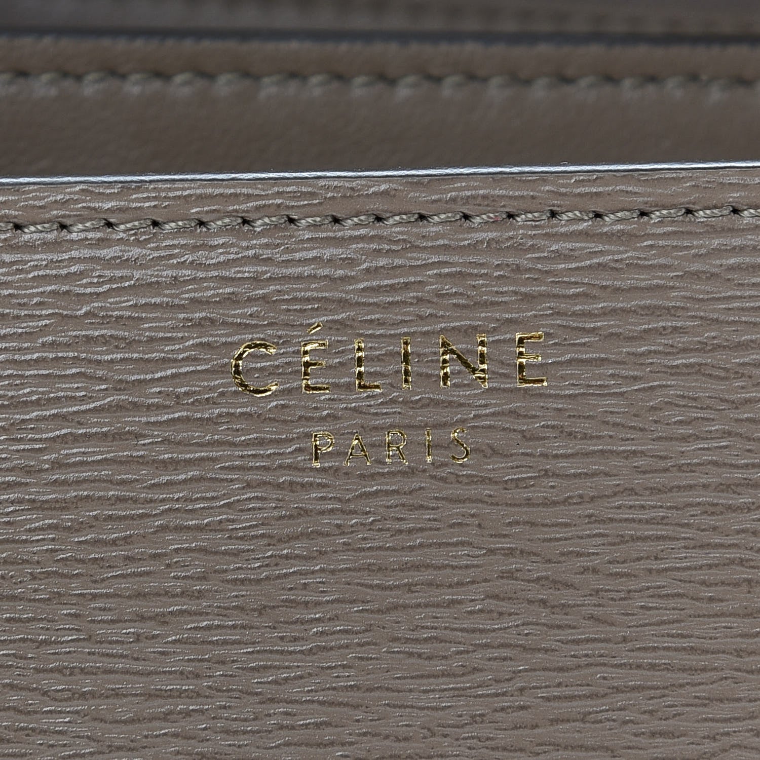 Celine Liege Calfskin Medium Classic Box Flap Bag Taupe 6 of 9
