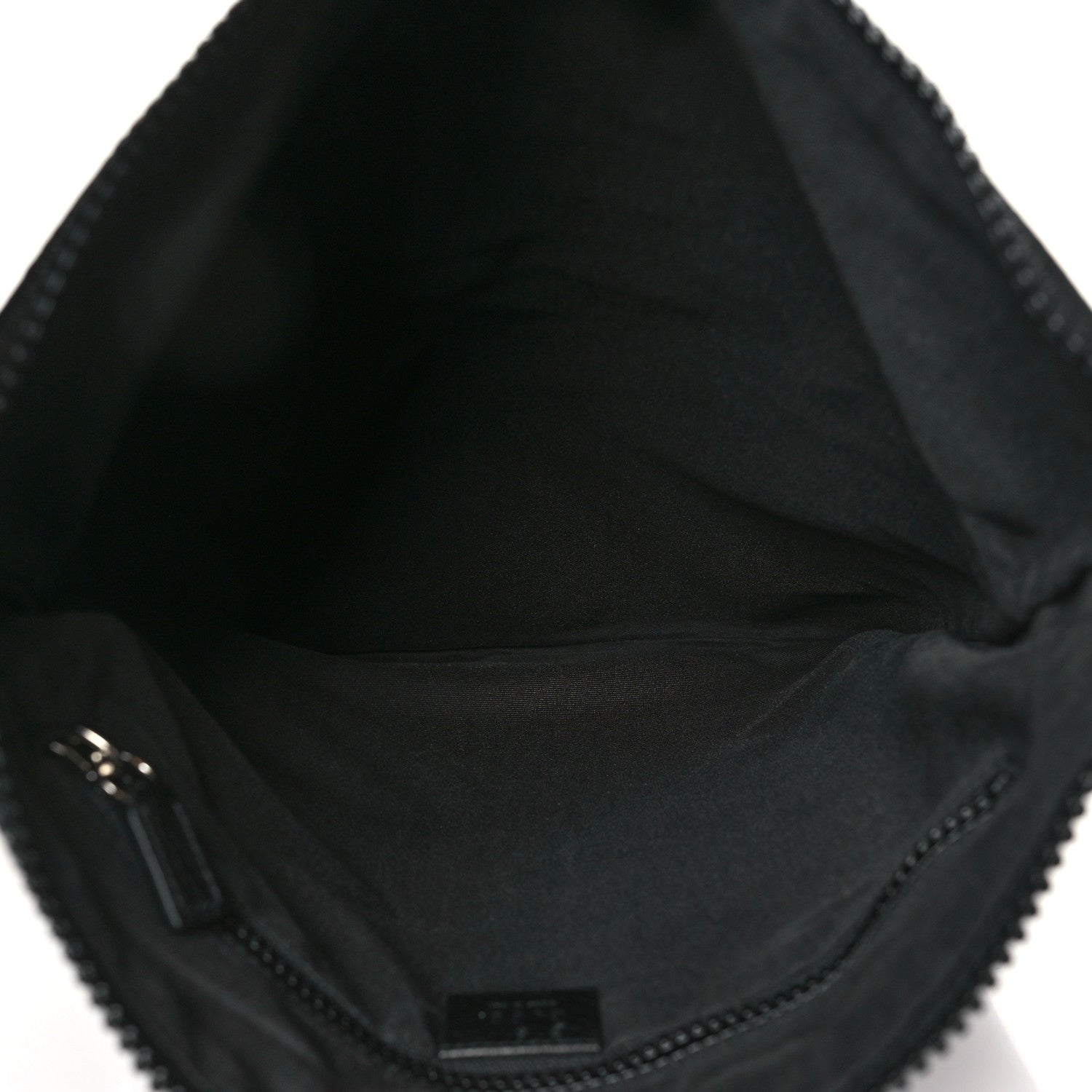Gucci Nylon Monogram Medium Flat Messenger Bag Black 5 of 10