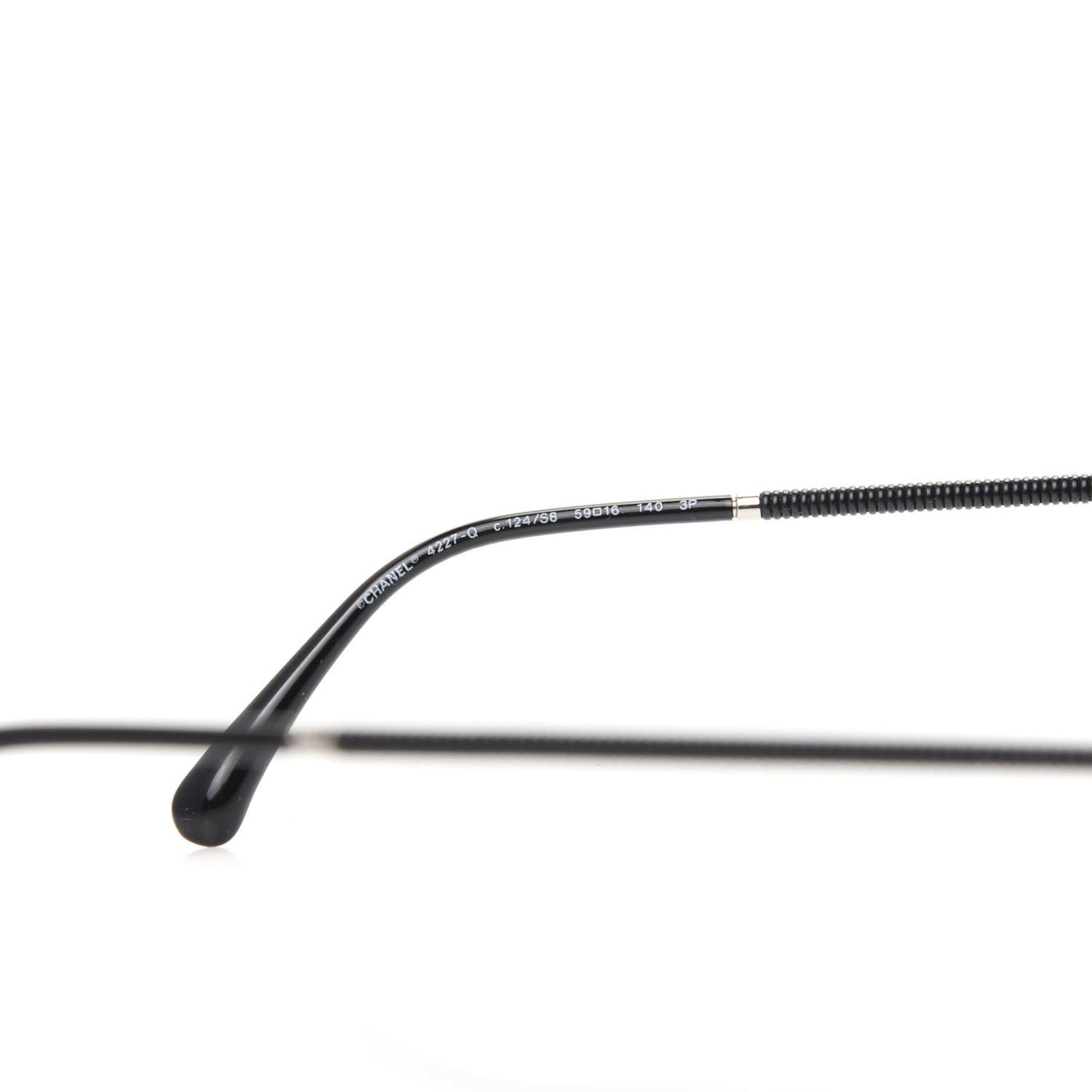 Metal Lambskin Polarized Pilot Fall Sunglasses 4227-Q Black