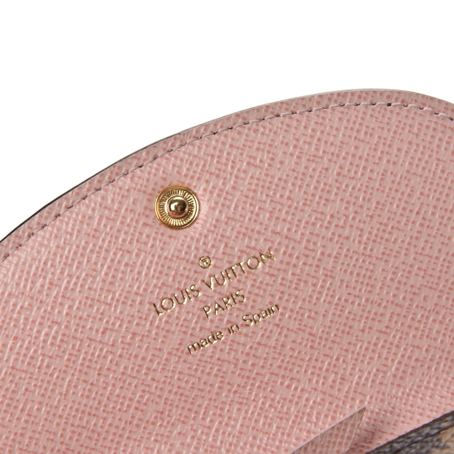 Monogram Rosalie Coin Purse Rose Ballerine