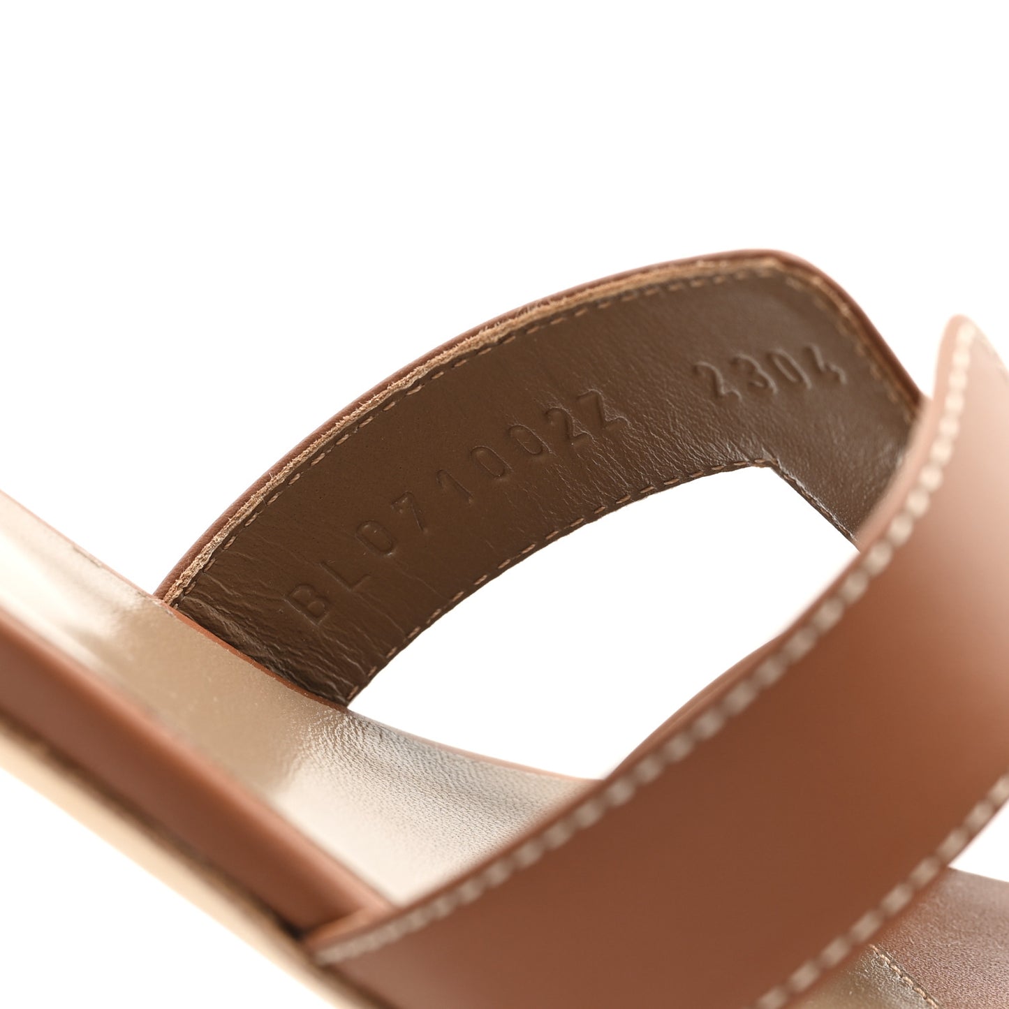 Calfskin Oasis Sandals 38 Gold