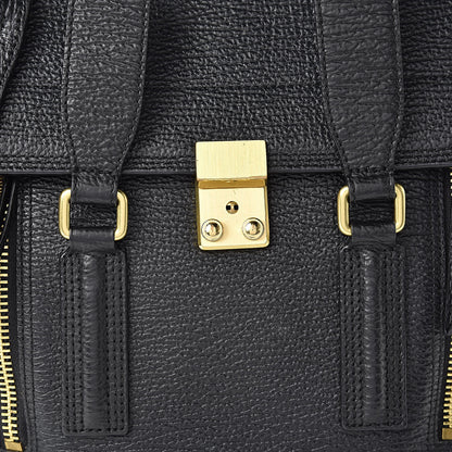 3.1 Phillip Lim 3.1 Textured Calfskin Medium Pashli Satchel Black 8 of 13
