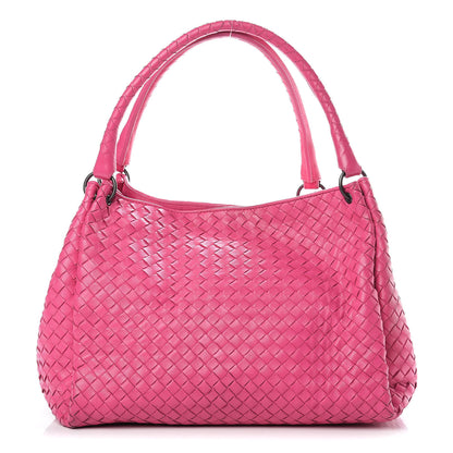 Bottega Veneta Nappa Intrecciato Parachute Bag Rosa Shock 1 of 17