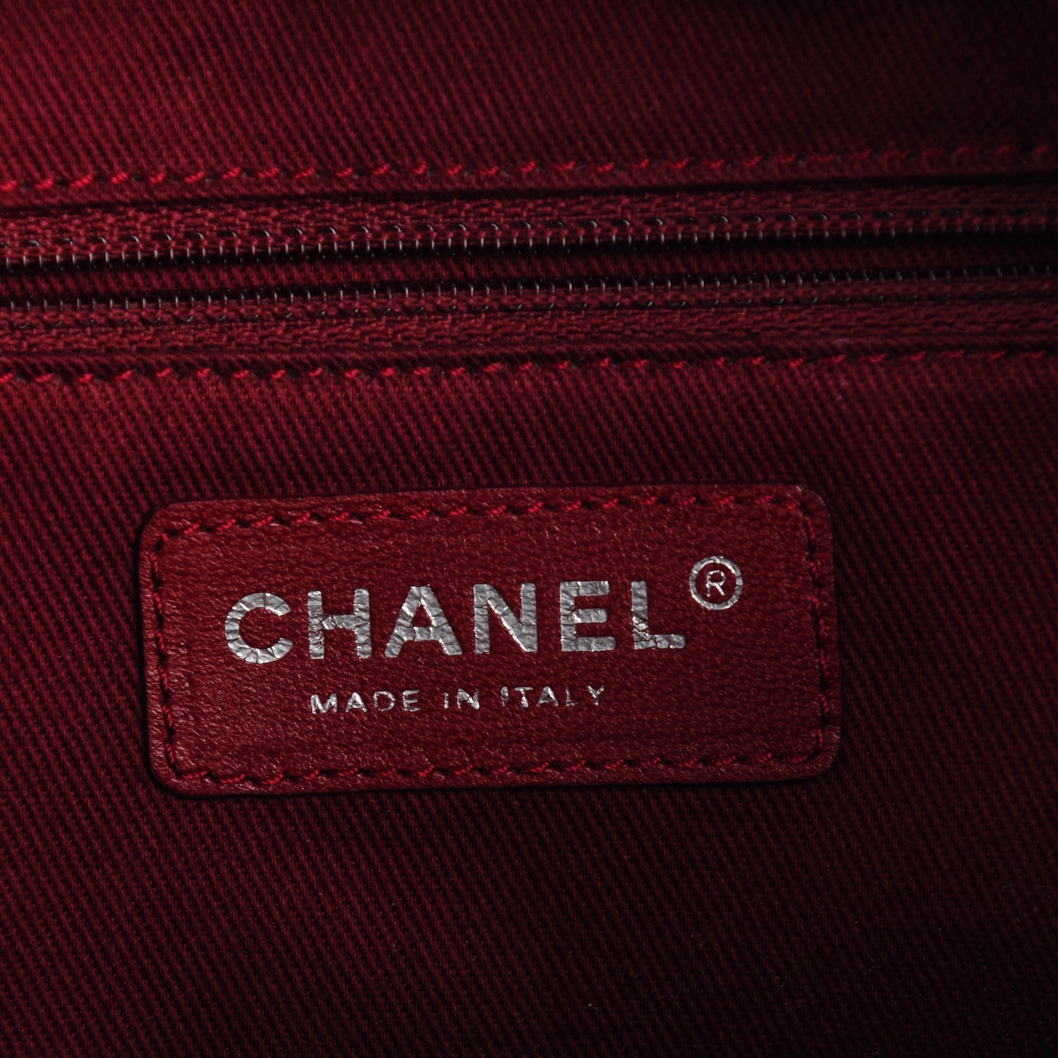 Chanel Aged Calfskin Quilted Large Cotton Club Tote Black 7 of 7