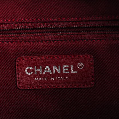 Chanel Aged Calfskin Quilted Large Cotton Club Tote Black 7 of 7