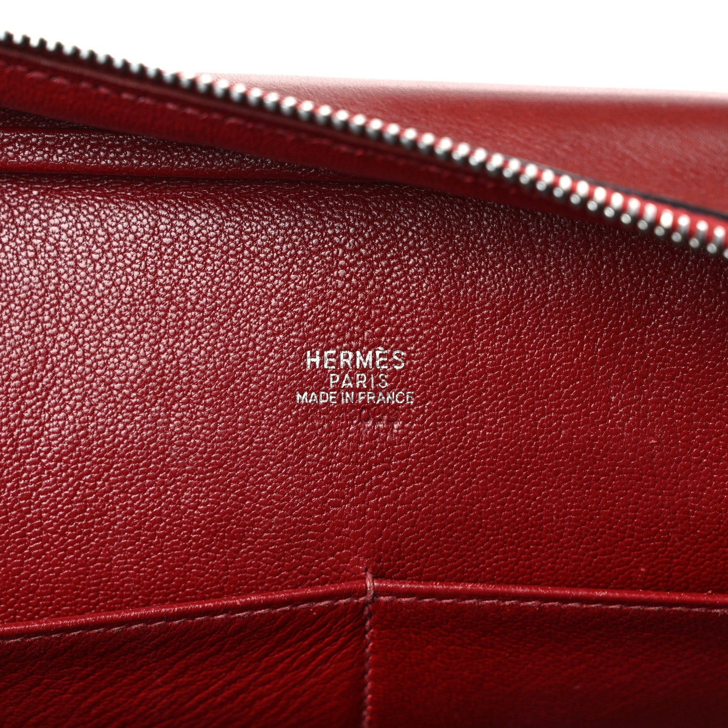 Hermes Box Calf Waffle Plume 32 Rouge H 6 of 11