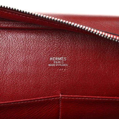 Hermes Box Calf Waffle Plume 32 Rouge H 6 of 11