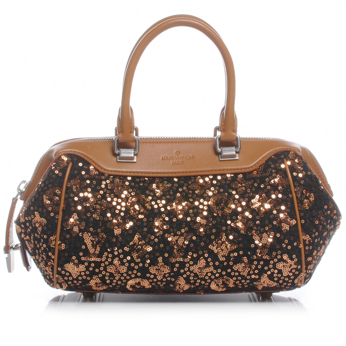 Sequin Monogram Sunshine Express Baby Gold