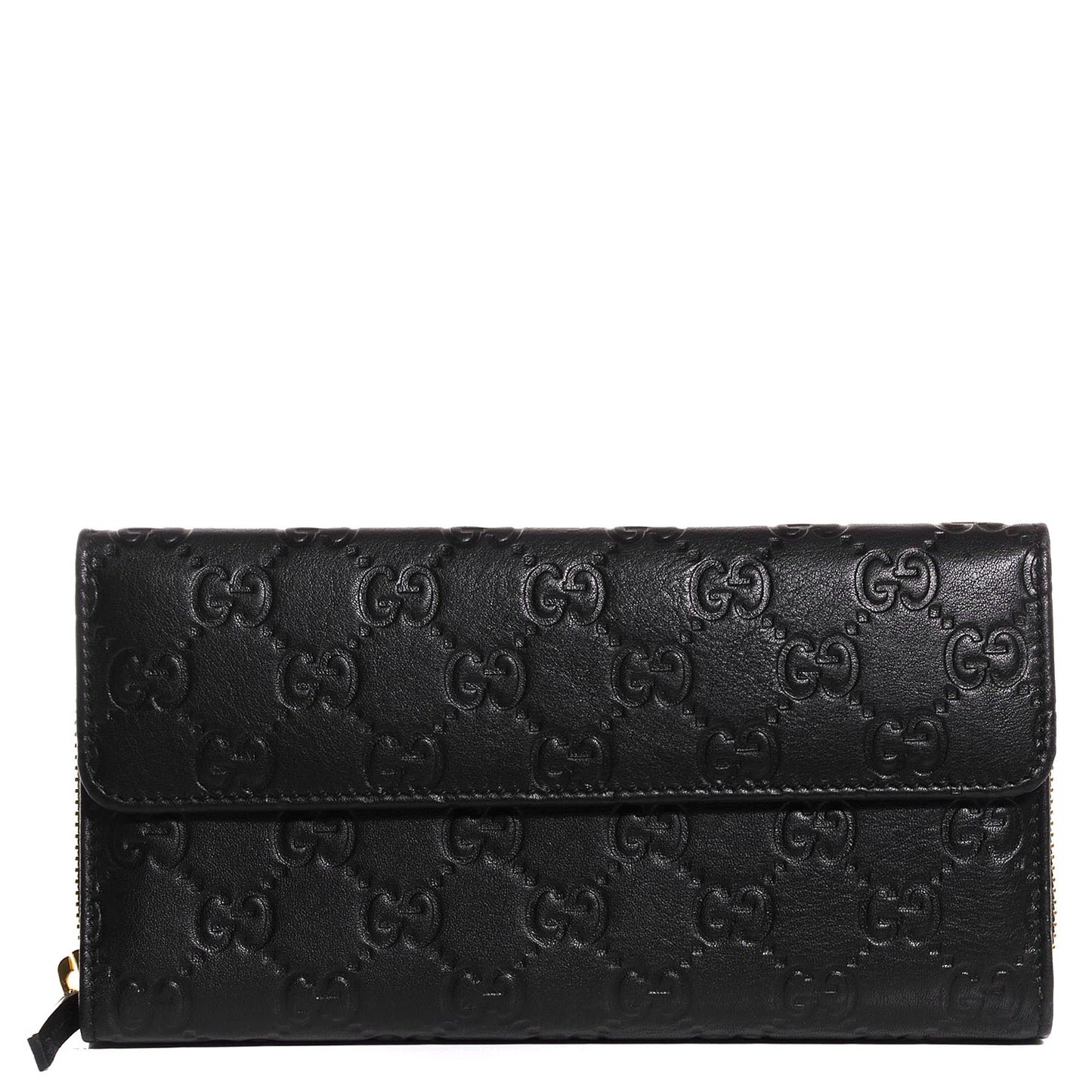 Guccissima Continental Zip Wallet Black