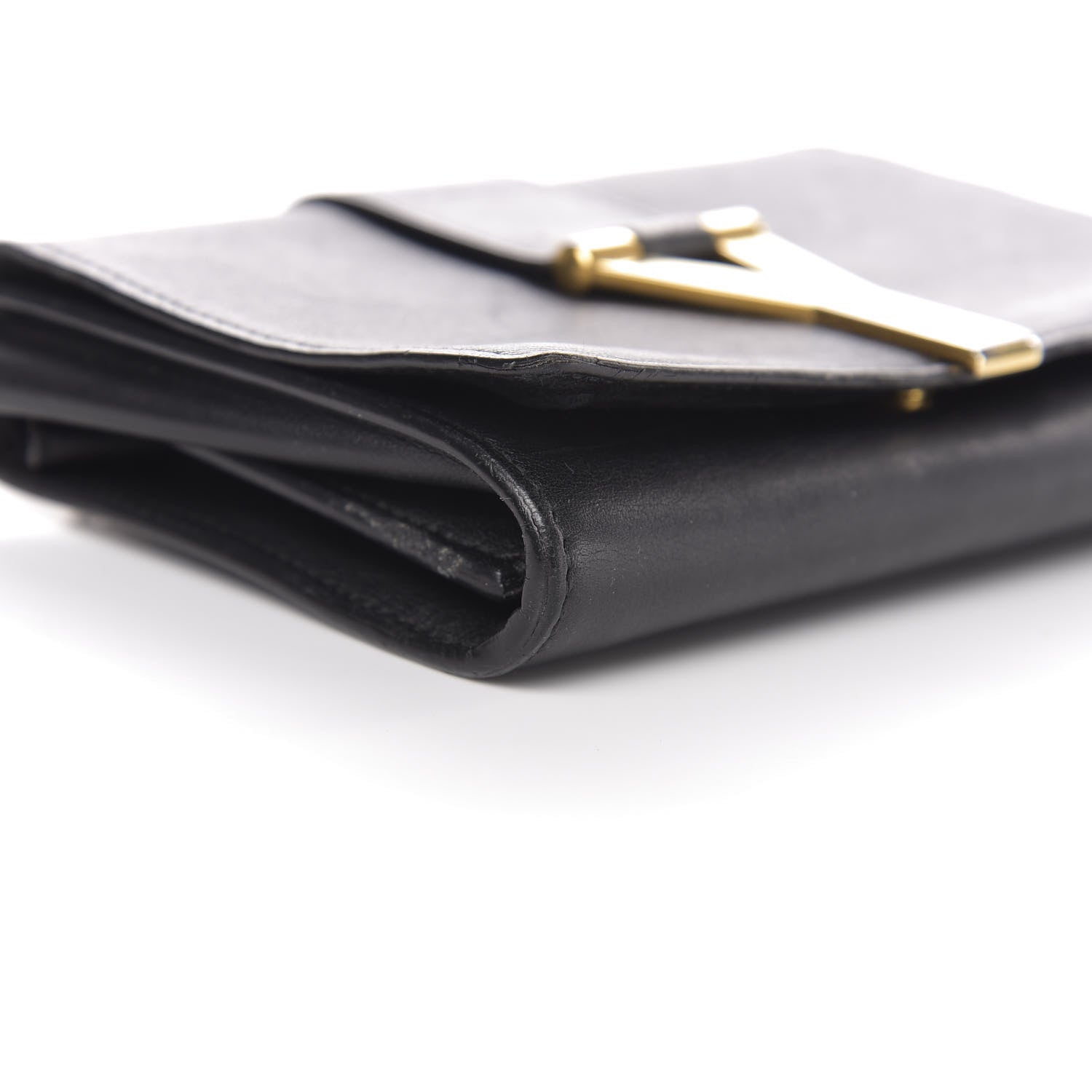 Saint Laurent Calfskin Classic Y Ligne Chain Wallet Black 11 of 13