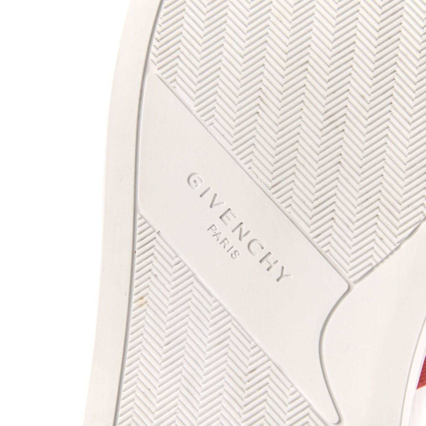 Calfskin Band Logo Womens Urban Street Sneakers 42 White Red