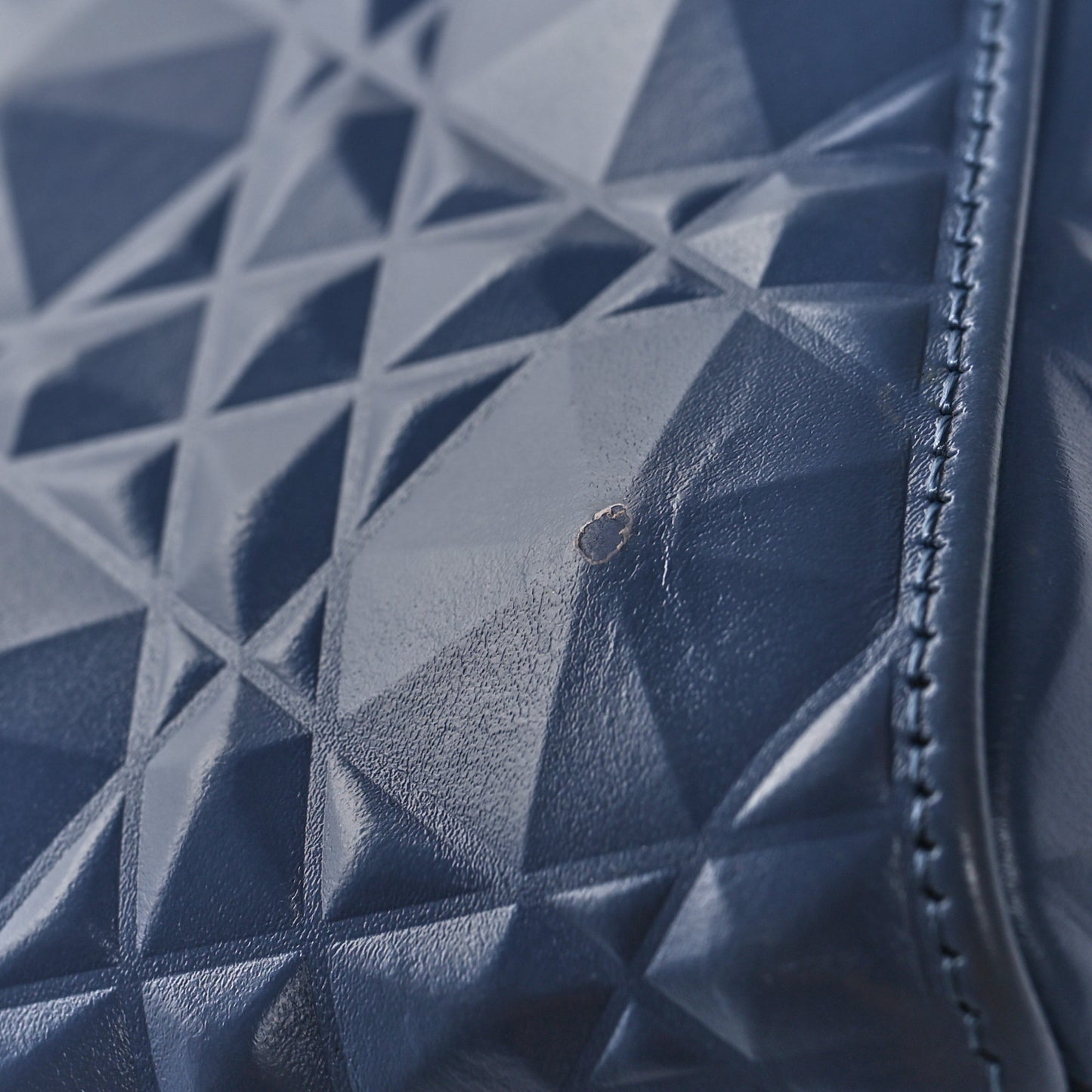 Calfskin Cannage Diamond Small My ABCDior Blue