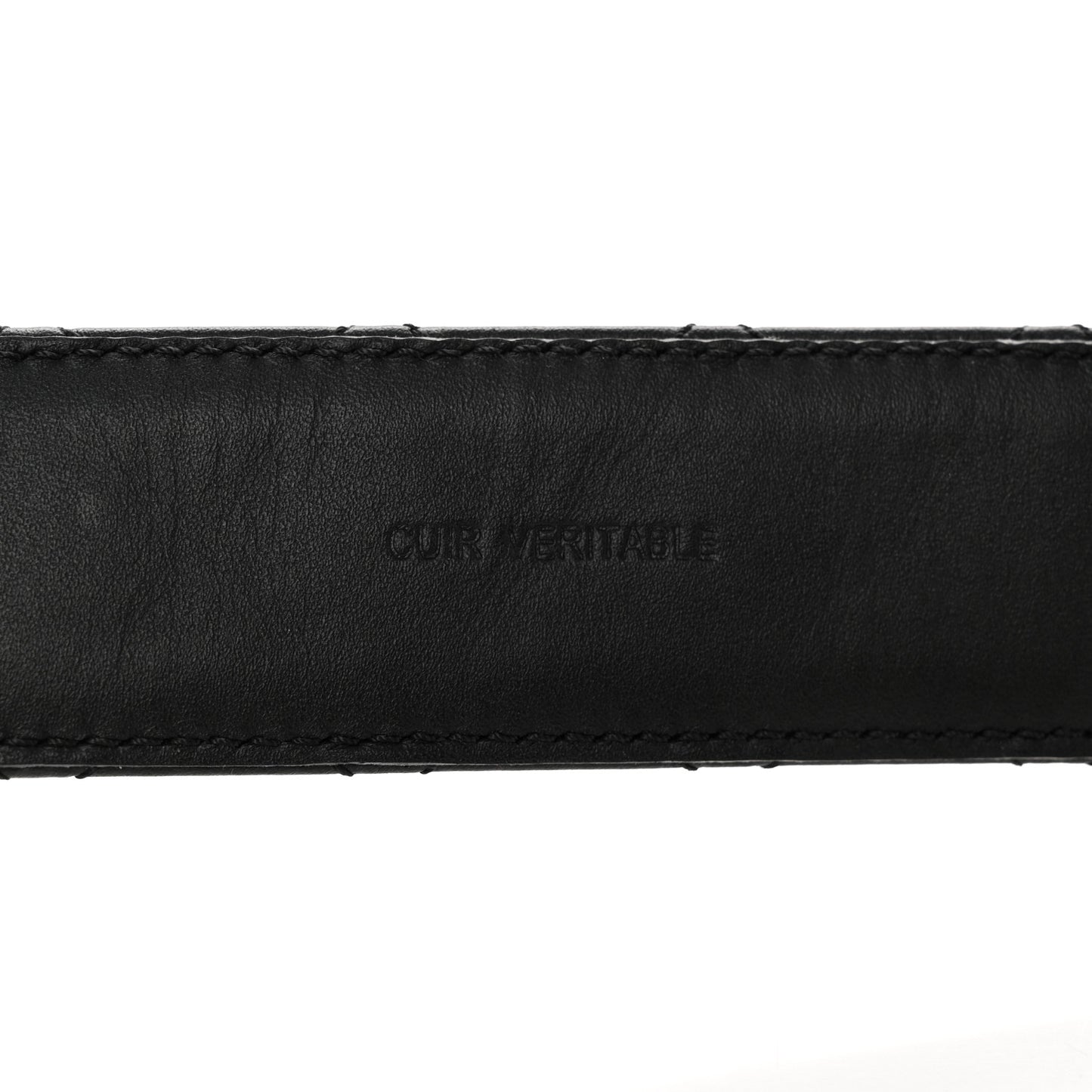 Lambskin Quilted CC Chain Belt 90/36 Black
