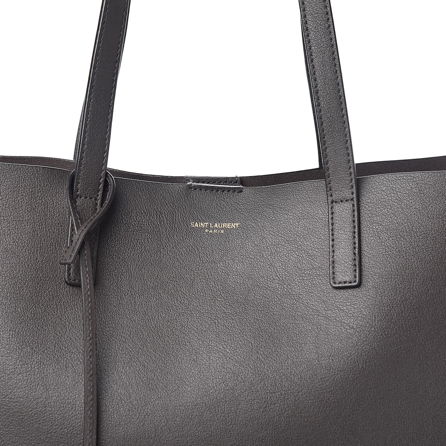 Calfskin Large Shopping Tote Asphalt