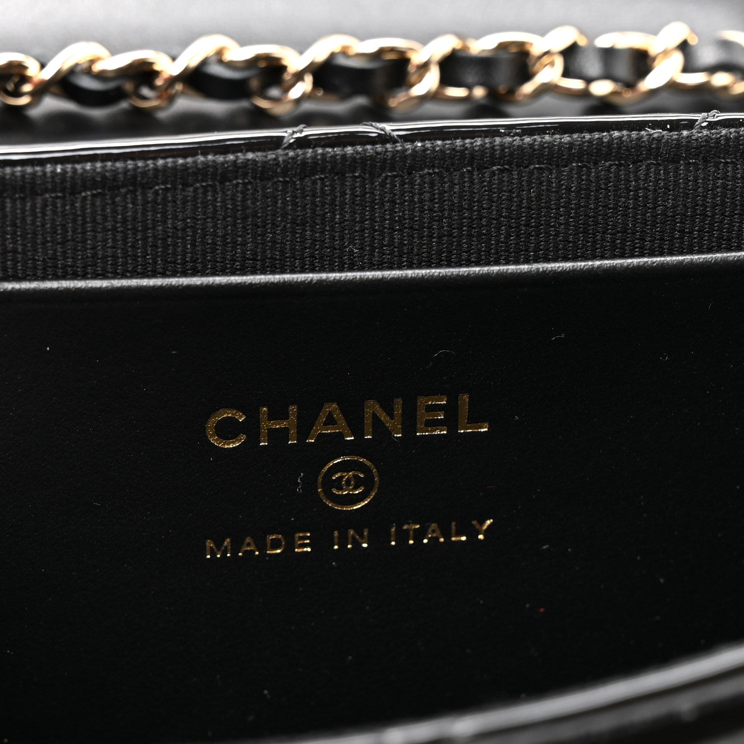 Chanel Patent Calfskin Quilted Mini Flap Black 6 of 11