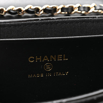 Chanel Patent Calfskin Quilted Mini Flap Black 6 of 11