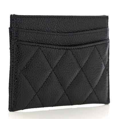 Chanel Caviar Quilted Card Holder Black 3 of 11