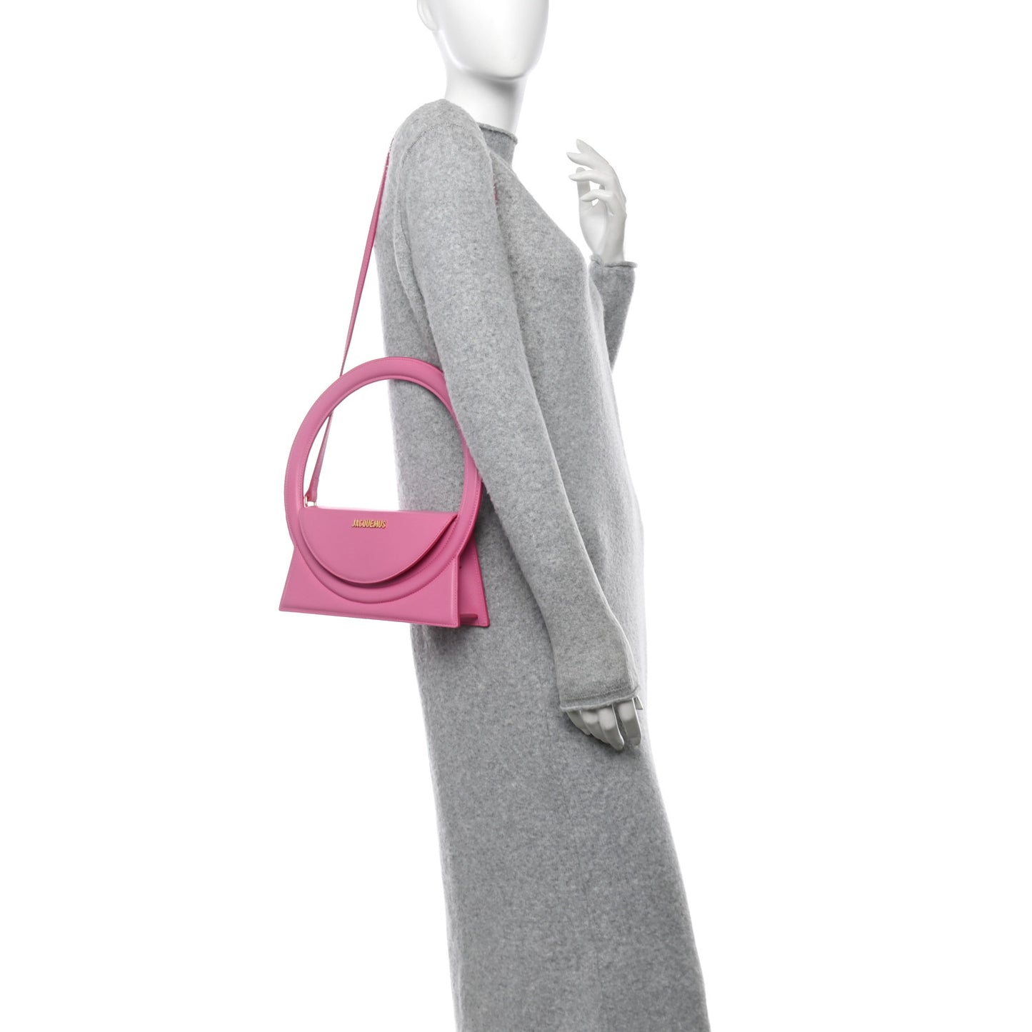 Smooth Calfskin Le Sac Rond Pink