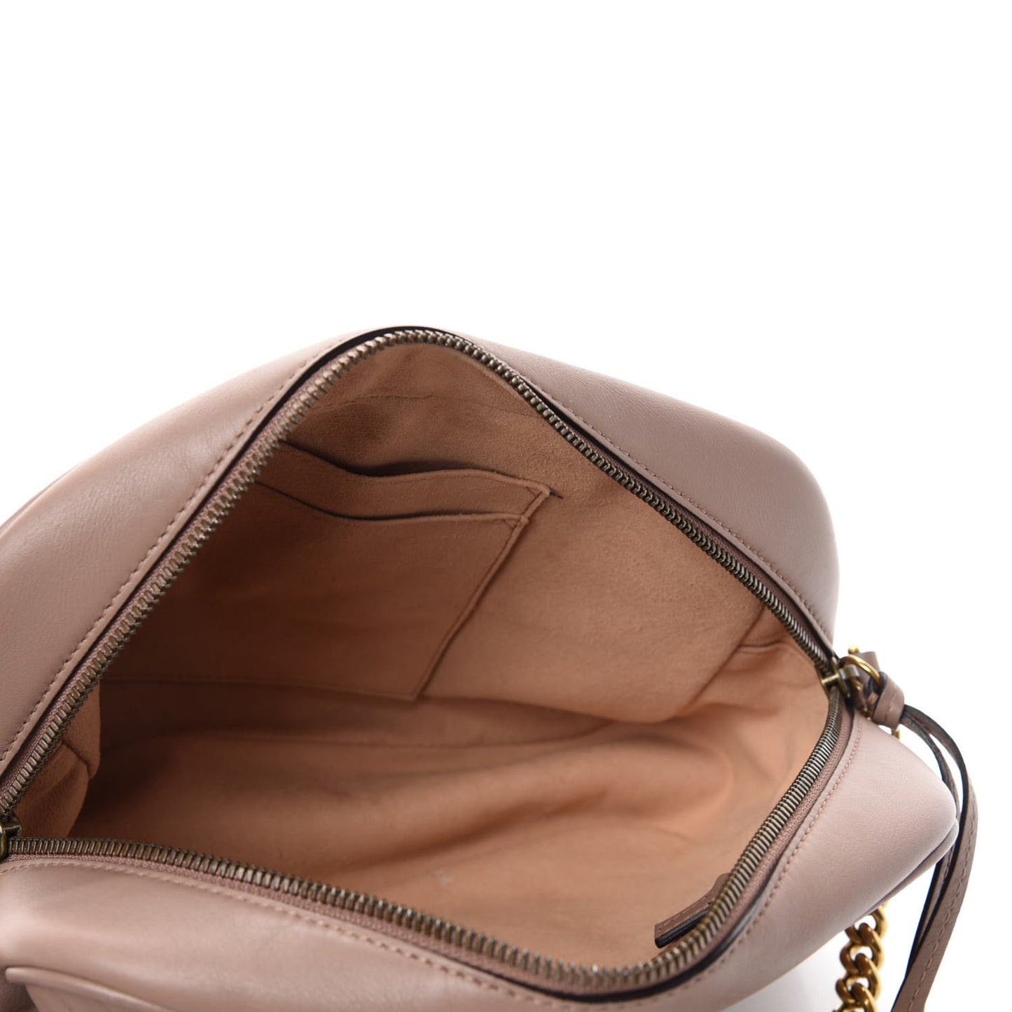 Calfskin Matelasse Medium GG Marmont Chain Shoulder Bag Porcelain Rose