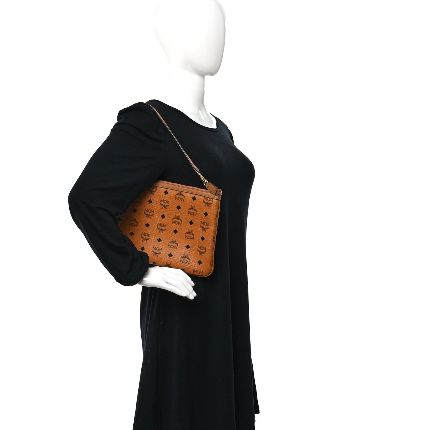 Visetos Liz Shopper Tote Pouch Cognac