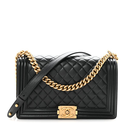 Chanel Caviar Quilted New Medium Boy Flap Black 1 of 10