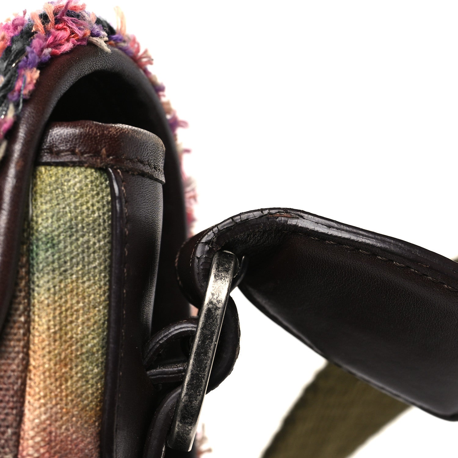 Chanel Washed Toile Graffiti On The Pavements Messenger Khaki Multicolor 12 of 12