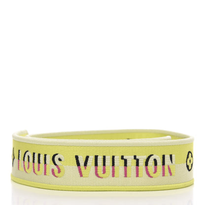 Louis Vuitton Jacquard Alma BB Shoulder Strap Yellow Citron 2 of 3