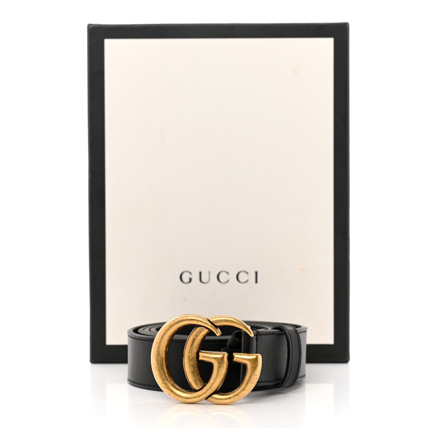 Gucci Moon Calfskin Double G 30mm Belt 110 44 Black 7 of 7