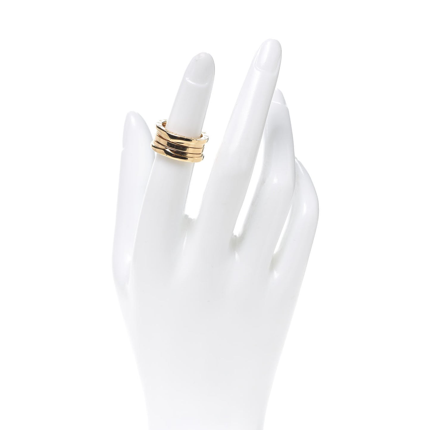 18K Yellow Gold B.Zero1 Three-Band Ring 50 5.25