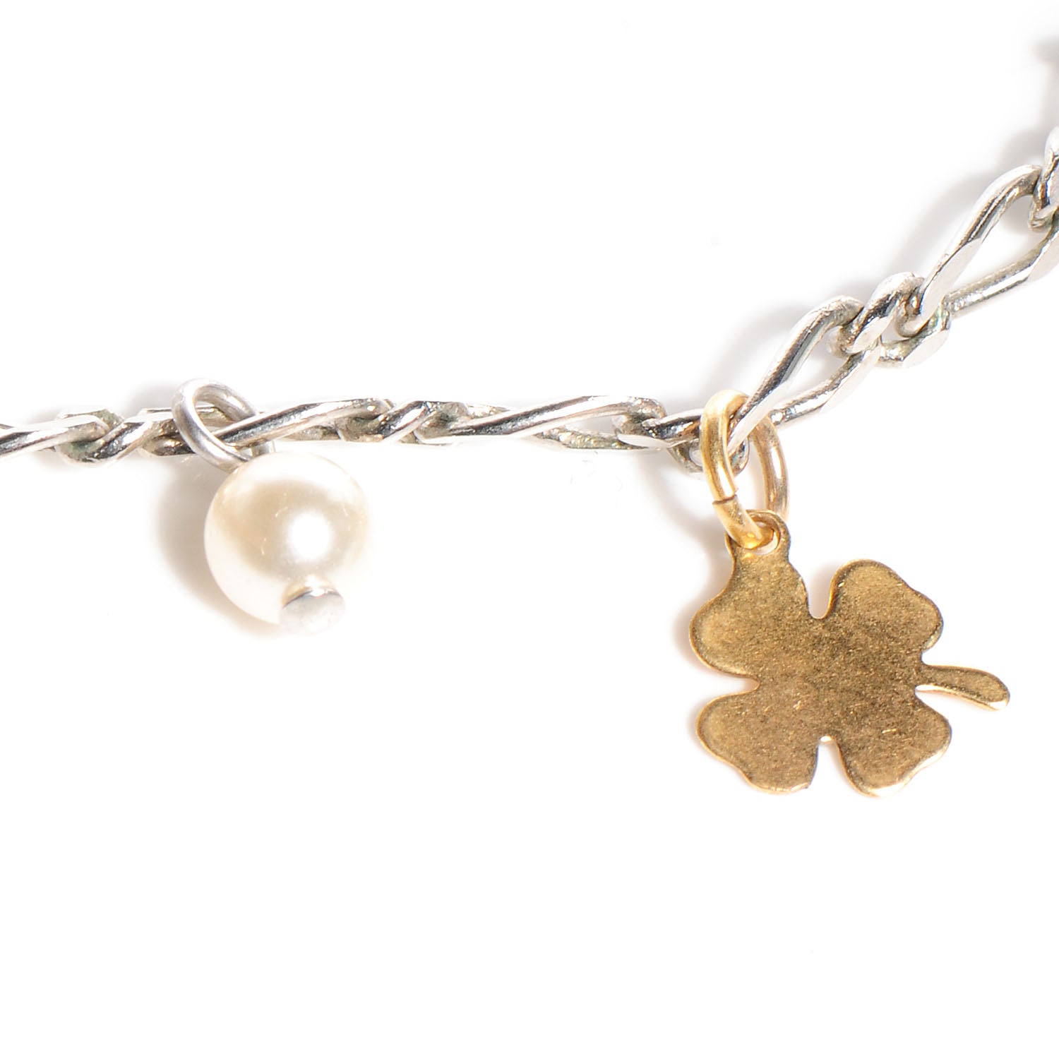 Chanel CC Lucky Charms Necklace Silver 6 of 6