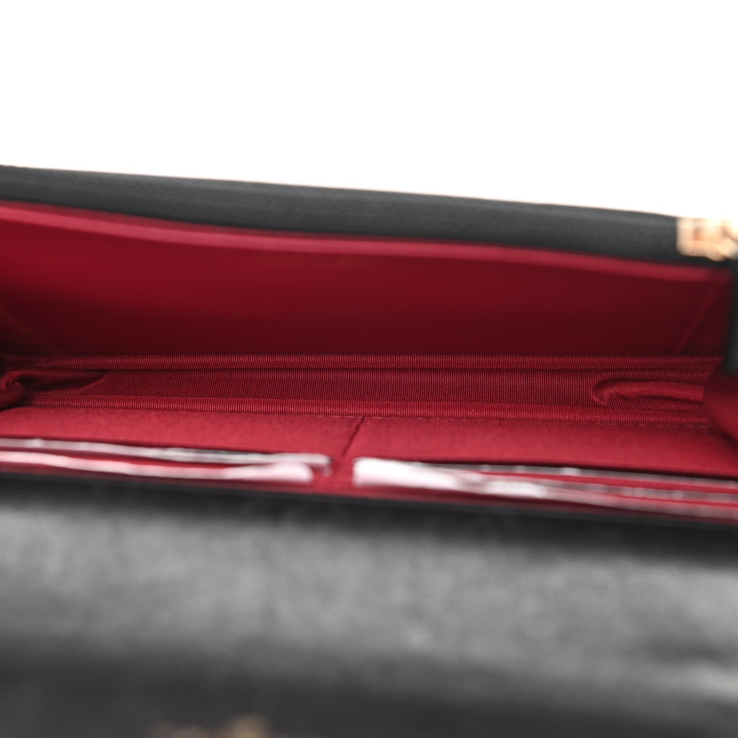 Goatskin Quilted Chanel 19 Wallet On Chain WOC Black
