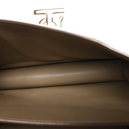 Burberry Calfskin Monogram Embossed Small TB Chain Bag Honey 5 of 12