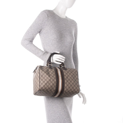 Gucci GG Plus Monogram Web Medium Joy Boston Dark Brown 2 of 7