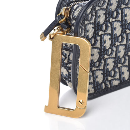 Christian Dior Oblique Diorquake Clutch Blue 8 of 9