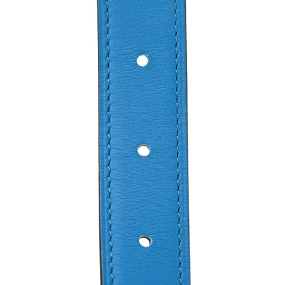 Hermes Swift Epsom 24mm Mini Constance Guilloche H Belt 85 Bleu Frida Bleu Indigo 4 of 5